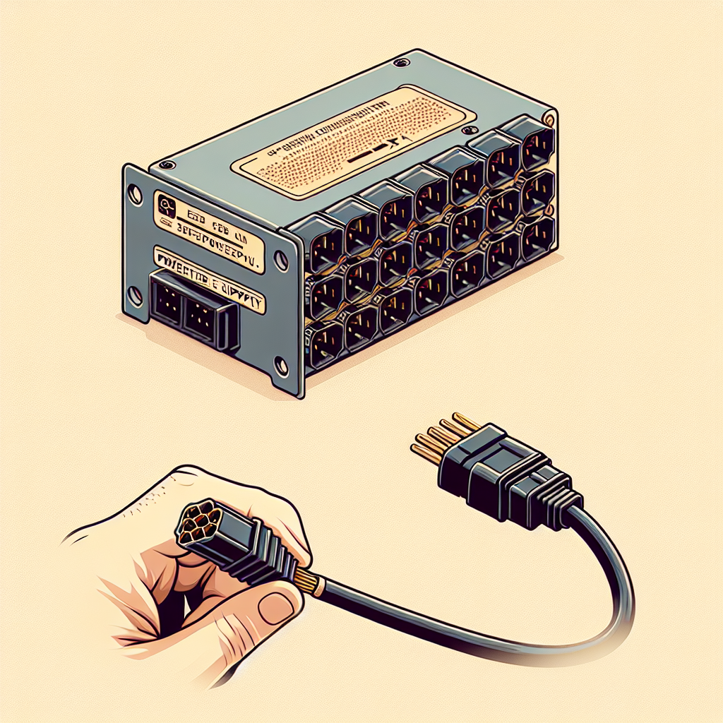 What is the Purpose of the 24-Pin Connector on a Power Supply?